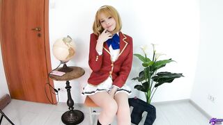 Hidori Rose As Kikyo Kushida Masturbates On A Chair OnlyFans