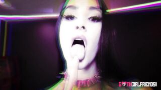 Goth Violetvossxo Gives A Sloppy Blowjob And Gets A Hard Fuck OnlyFans