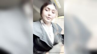 OnlySeraphineXxx Pleasures Herself In The Car OnlyFans