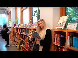 BralessForever Nude In Library Patreon Video 