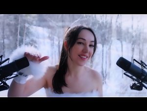 Orenda ASMR Nude Snow Triggers Video Leaked - OnlyFans