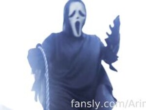 ArinaFox Mr. Ghost found a beauty for hot Halloween sex
