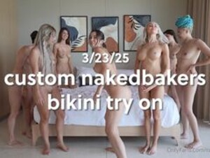NB with Boba Bitch nude bikini try-on