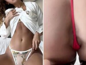 Claire Stone see through pussy butthole slips