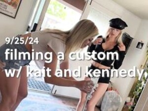 Nakedbakers BTS w/cheerleaderkait