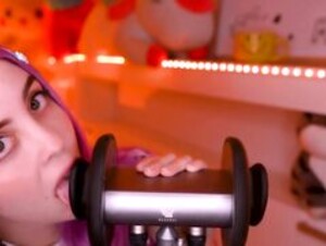 ASMR ear liсking Moona