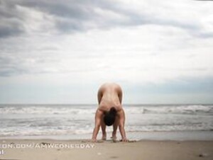 AMWednesday nude beach yoga