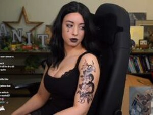 Sweet Anita Sexy Tight Black Dress Charity Stream Twitch Clip