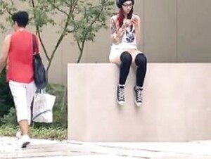 Bottomless girl skate 2