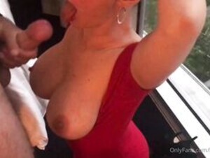Céline Nadreau (tinker4bell/lovetinkerbell) Hotel Blowjob Titjob Cum on Tits