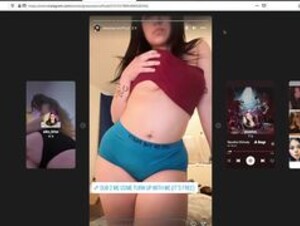 jessytaylor teasing & rubbing tits on instagram