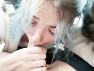 shrooms q - Draining Daddy's Balls on the Drive Home