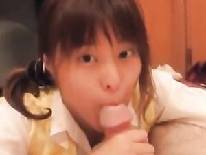 Koharu sloppy blowjob