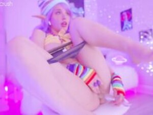 CheeryCrush -Fansly- Purple FootJob Elf