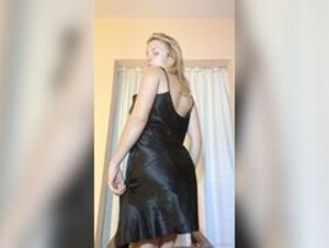 Cathy Palmer black dress
