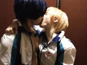 Amouranth And Husband French Kiss Convention