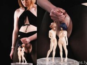 SHIRI ALLWOOD CUMMING ON FIGURINES 3