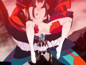 Satsuki Kiryuin sodomized by Senketsu.