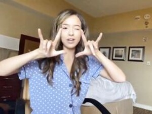 Pokimane Pyjamas Ass See Through Twitch Clip