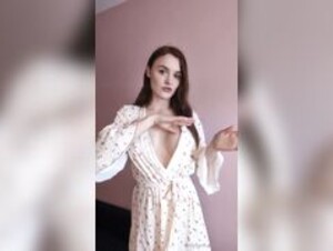 tilly fox dress try-on