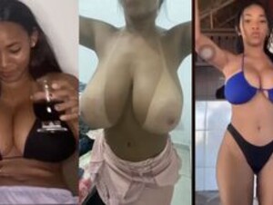 Dayana Candido leaked huge tanline tits