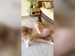 stephinspace - yellow bikini