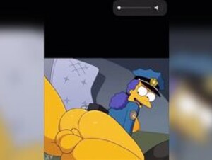 Marge Simpson gets railed