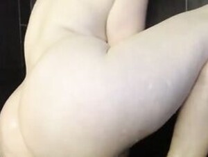 Shower giant dildo