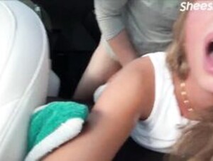 Lillian Phillips Get Rough Creampie In Backseat