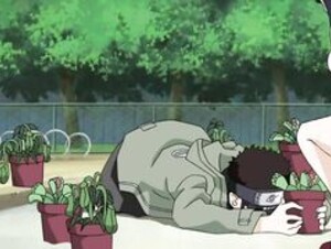 Hinata shows her goods