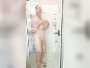 Elania St James BAG in shower