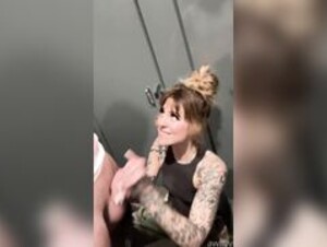 FleshMechanic bathroom handjob with Awlivv