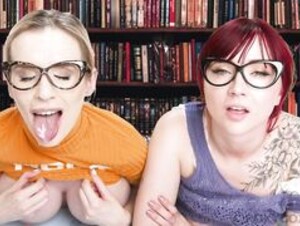 eva ray, roby cox -- bukkake for the library geeks