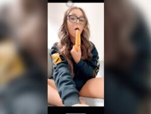 Mika Deepthroats Banana