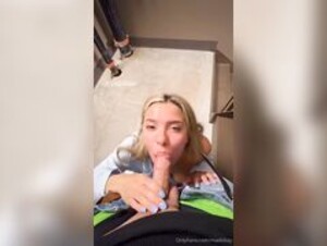 Madiiitay Stairwell Blowjob Video Leaked