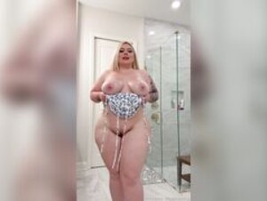 Mysticbeing oiled and stripping