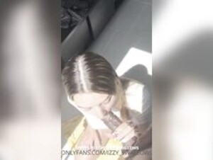 Izzy swallows