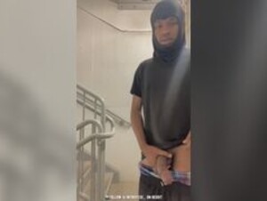 Nitro Lotions His Dick Inside The Mall Parking Garage Then Jerks It (Instagram Leak)