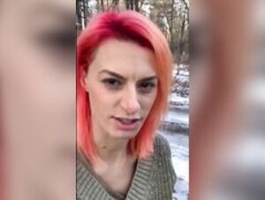 TrixieMonet Furiously Masturbating and Squirting in Public
