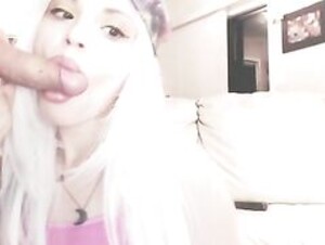Cherrycrush cam show blowjob