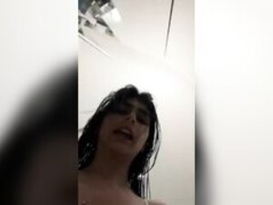 Mia Khalifa - Post Shower Dressing Tease OnlyFans Video Leaked