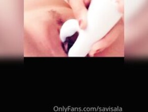 Savi Sala Dildo Masturbation