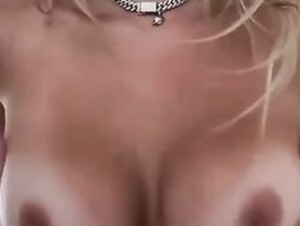 Corinna Kopf playing with tits