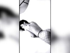 Yael Cohen Aris Black And White Fishnet Photoshoot Onlyfans Leak
