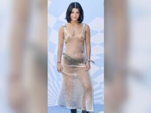Charlie D'Amelio Nipples See Through Dress
