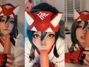 Ryn @rynkerbelle Kiriko blowjob part 2