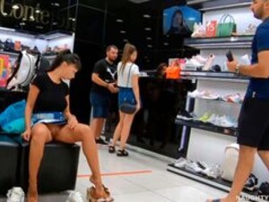NaughtyLada - Shopping No Panties