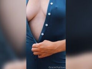 Grace Charis naked on the golf course