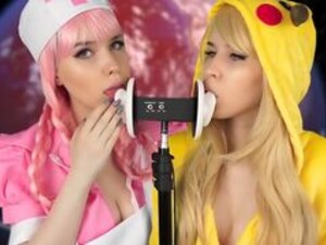 ASMR MOOD Nurse Joy and Pikachu