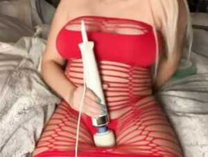 Zoie Burgher masturbated with vibrator